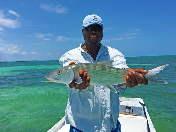 jermaine bonefishing belize