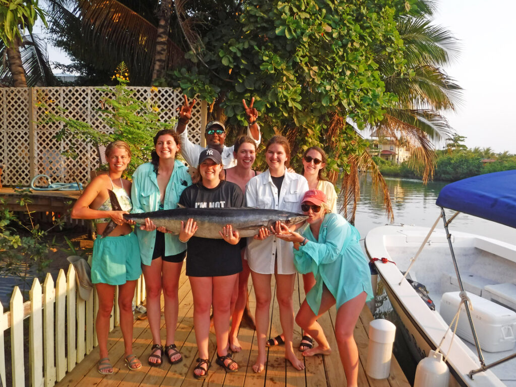 family fishing trip belize